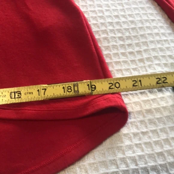 💋 Buy 2 for 15.00  Chico’s Red Keyhole size 0 size small ♥️♥️ - Picture 12 of 14